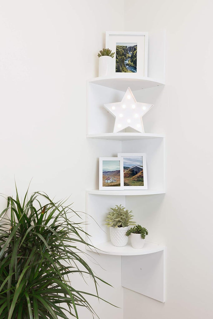 Set de Repisas Flotantes de Madera Modernas – Estantería Decorativa para Dormitorio y Living